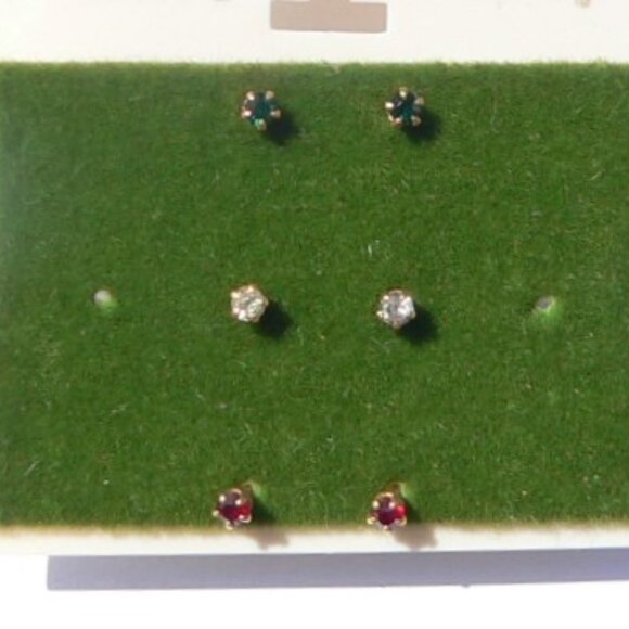 Lot of 21 Pairs of Earrings for Pierced Ears Never Used pre-1999 - Picture 10 of 12